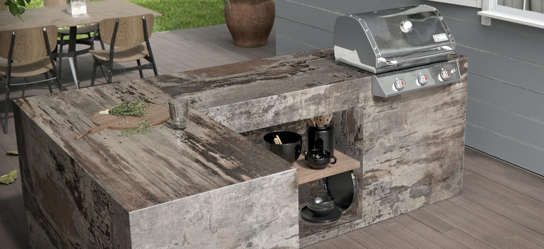 Drkton Trilium Outdoor Kitchen Countertops Natural Stone Countertops