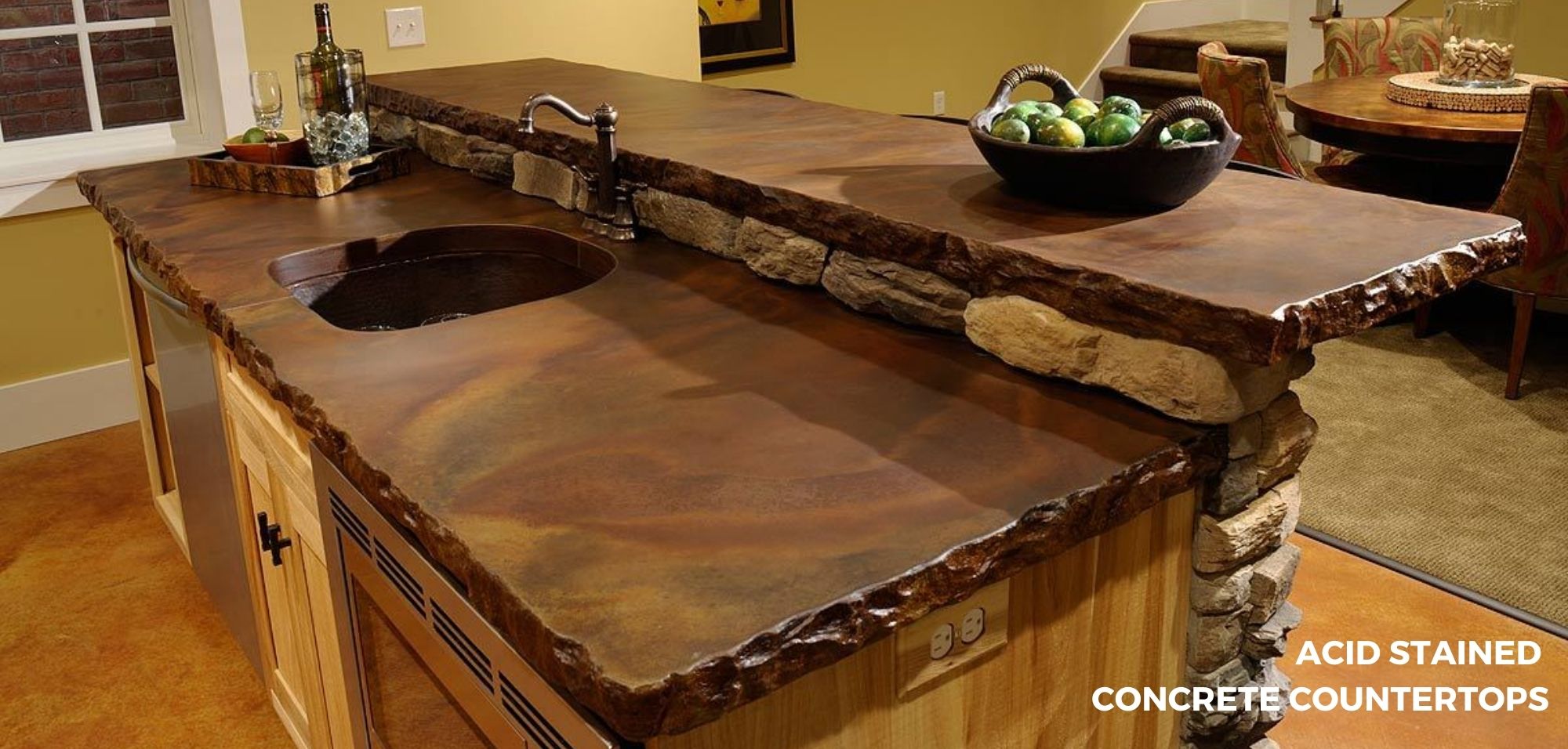 Colored concrete Countertops | Countertops