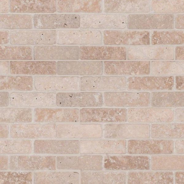 Tuscany Classic 1×3 Tumbled In 12×12 Mesh