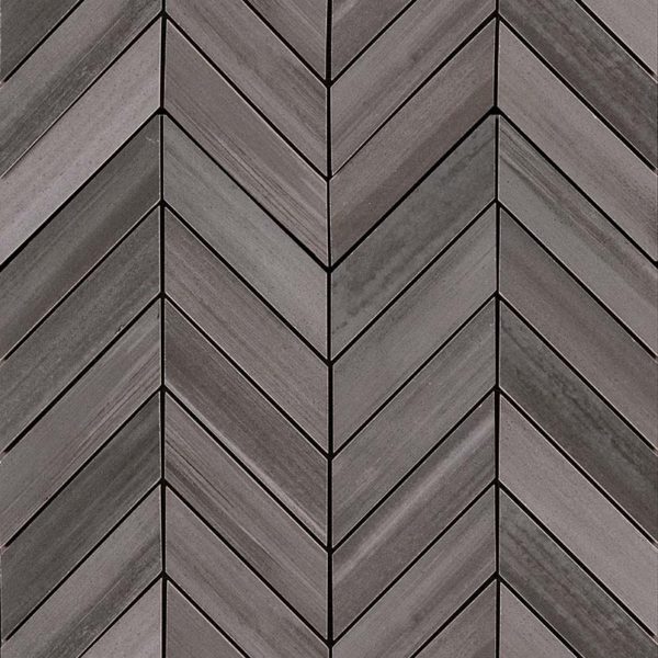 Watercolor Graphite Chevron Mosaic 12×15